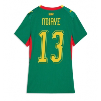 Billige Fotballdrakt Senegal Iliman Ndiaye #13 Replika Bortedrakt Dame VM 2026 Kortermet